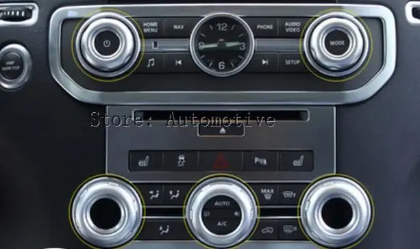 5 шт./компл. ABS матовый хром подходит для Land Rover Freelander 2 2013 2015 громкость и