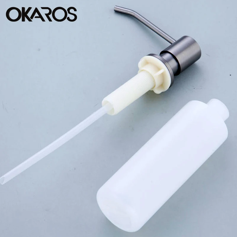OKAROS кухонные диспенсеры для жидкого мыла пластиковая бутылка из нержавеющей