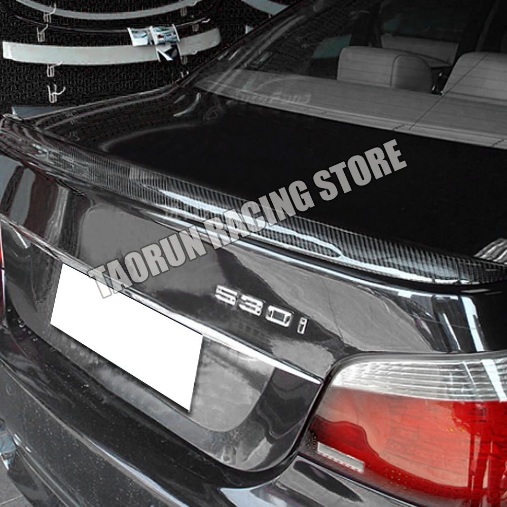 M5 Style E60 спойлер заднего крыла из углеродного волокна для BMW 520i 523i 530i 535i 520d 525d 530d 535d