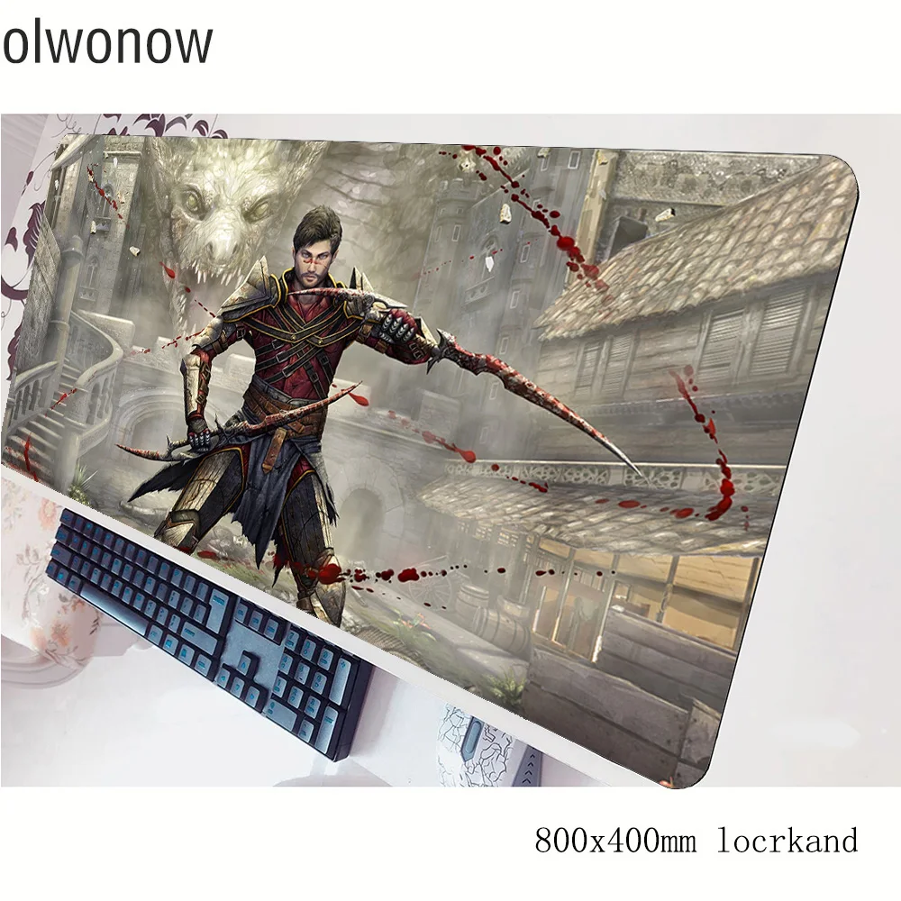 Геймерский коврик для мыши dragon age игровой 80 х40 см превосходный Настольный