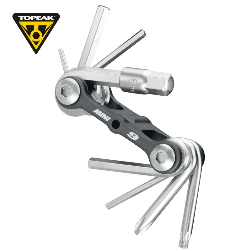 TOPEAK полюс велосипед портативный мини Комбинация 9 Функция ремонт инструмент в ультра легкий TT2409 многофункциональный инструмент