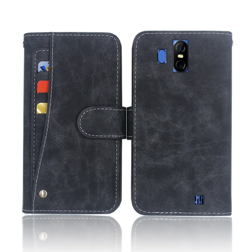 Лидер продаж! Чехол HomTom S16 для кожаный чехол-книжка телефона с передним слотом