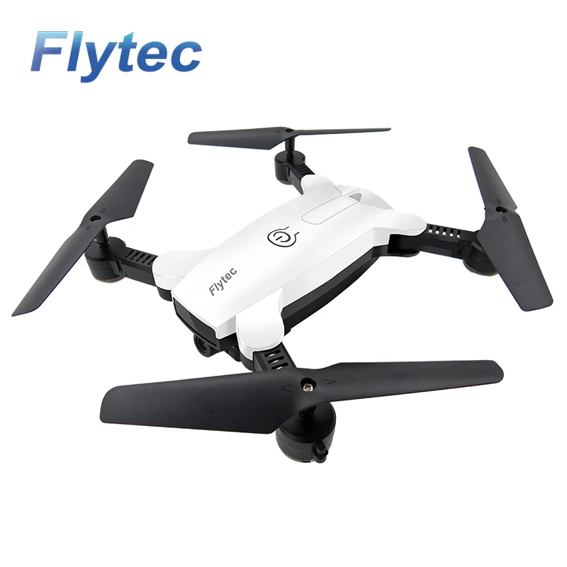 Flytec T17 Складная двойная Wi Fi FPV Follow me (следуй за мной селфи Квадрокоптер с