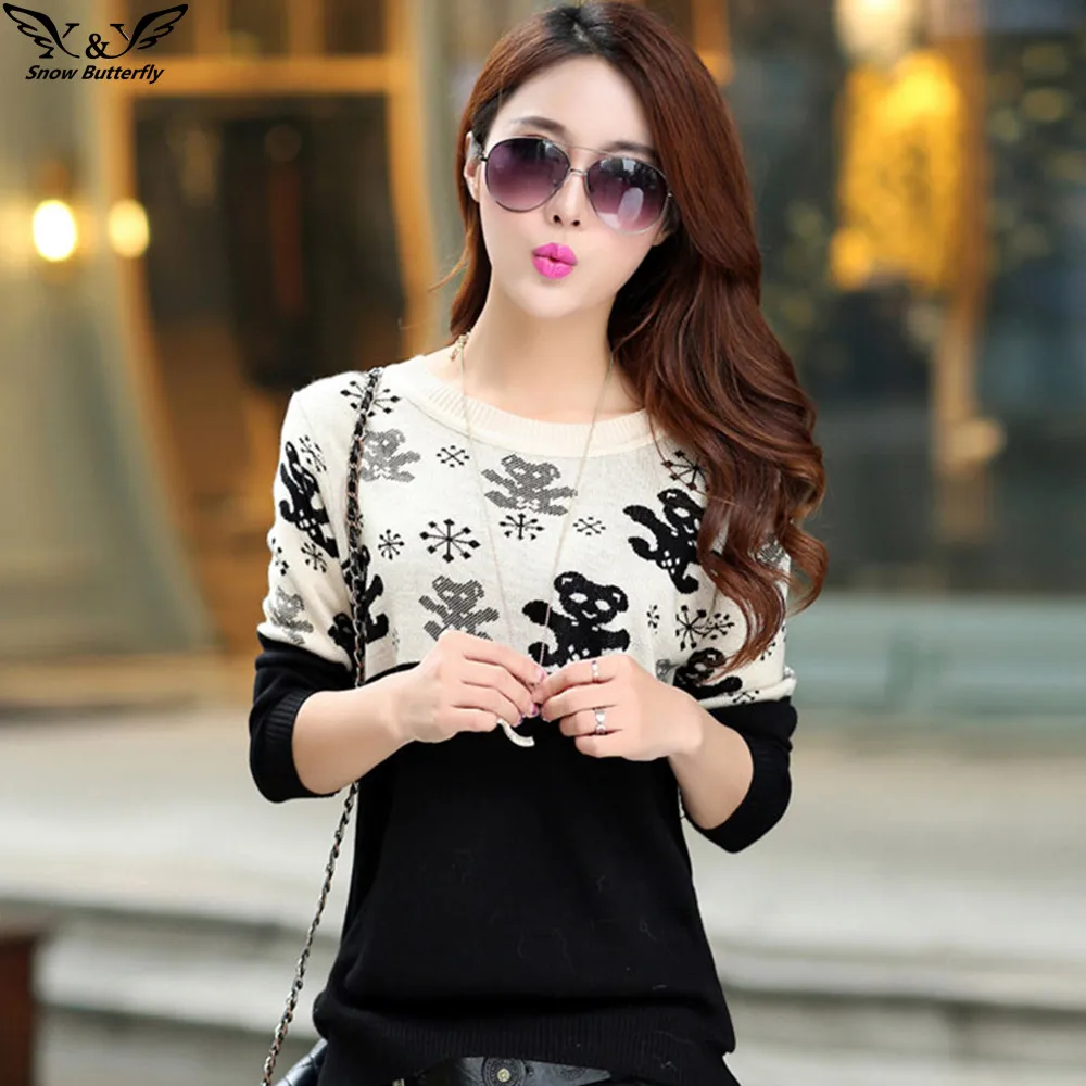 2019 высокое качество осень-зима свитер женский пуловер вязаный Топ для женщин