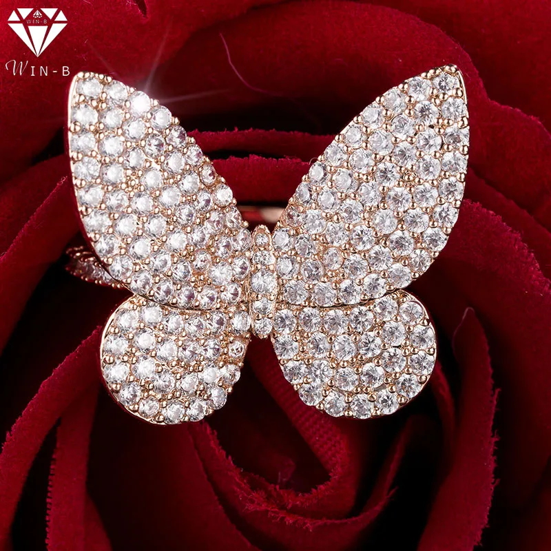 Кольцо Ringen Voor Vrouwen с кристаллами из розового золота кольцо крыльями ангела для