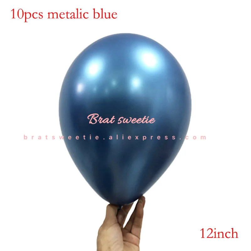 10pc metallic blue Морская тема одноразовые наборы посуды для детей день рождения украшения морской синий Лодка бумажные тарелки и стаканы вечерние принадлежности - Цвет: 10pc metallic blue