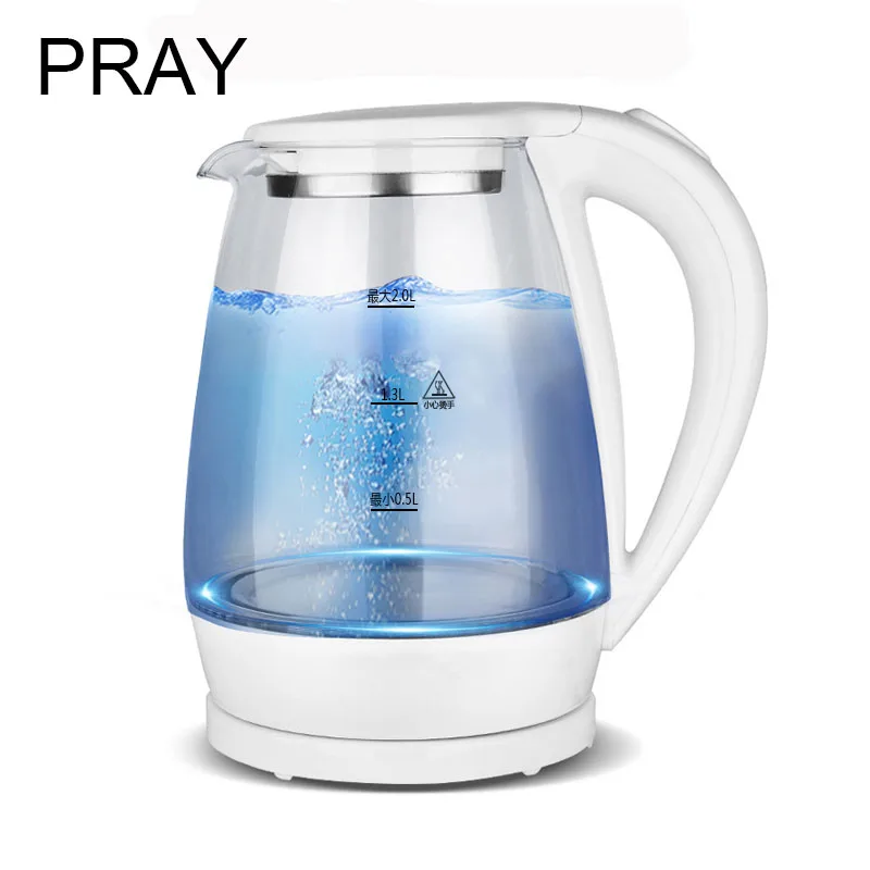 Молиться 2L большой емкости бытовой прозрачный пищевой стекло автоматическое