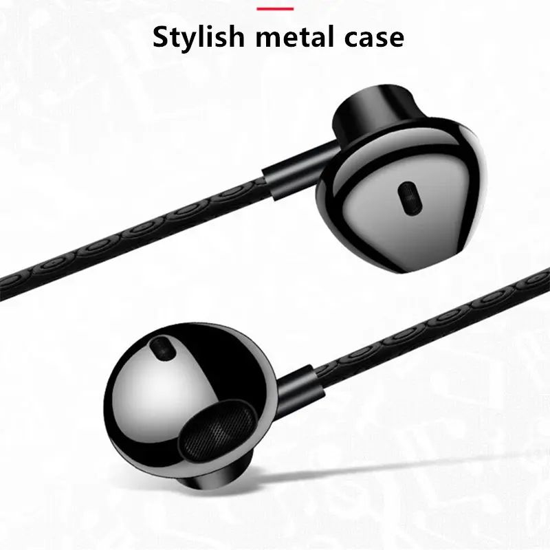 3.5MM Headset In-Ear Earphone Stereo Bass Sound Earbuds With Mic Wired Control HIFI For iPhone6 6s Samsung S8 Plus Universal | Электроника