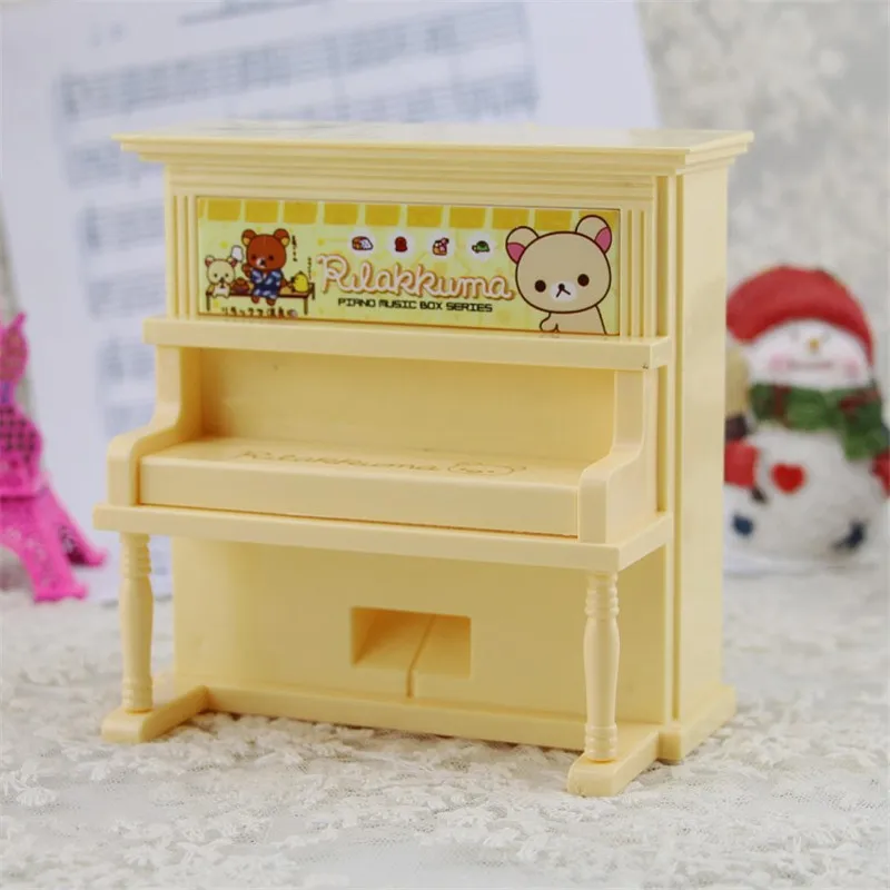 Винтажная музыкальная шкатулка для пианино в античном стиле танцев пластиковая