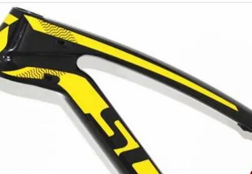 Новейший стиль MTB велосипедная карбоновая рама Глянцевая красная черная AWST