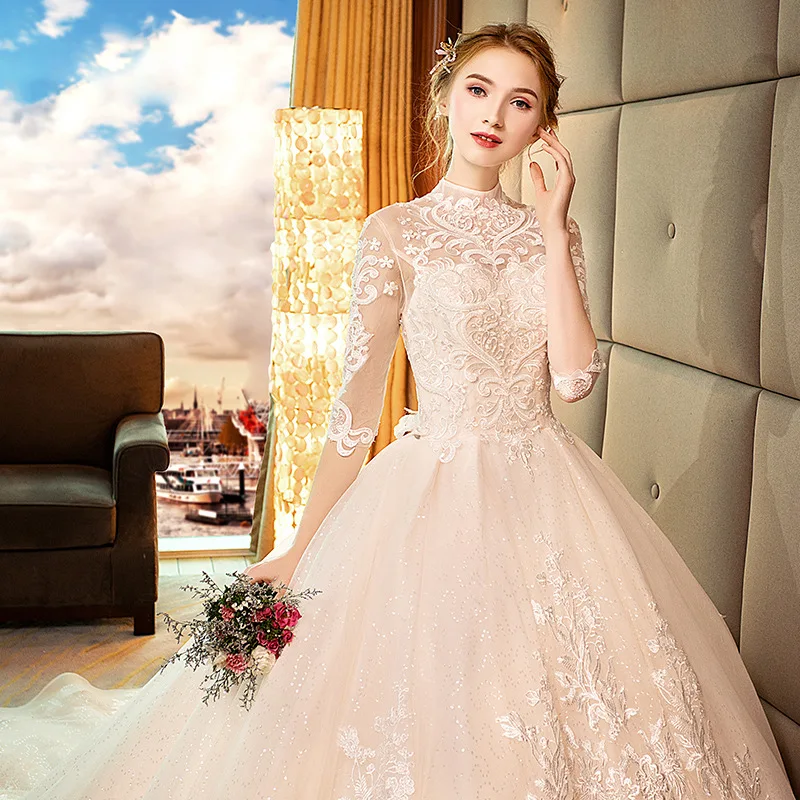Женское кружевное свадебное платье с открытой спиной Beauty Emily белое Многоярусное