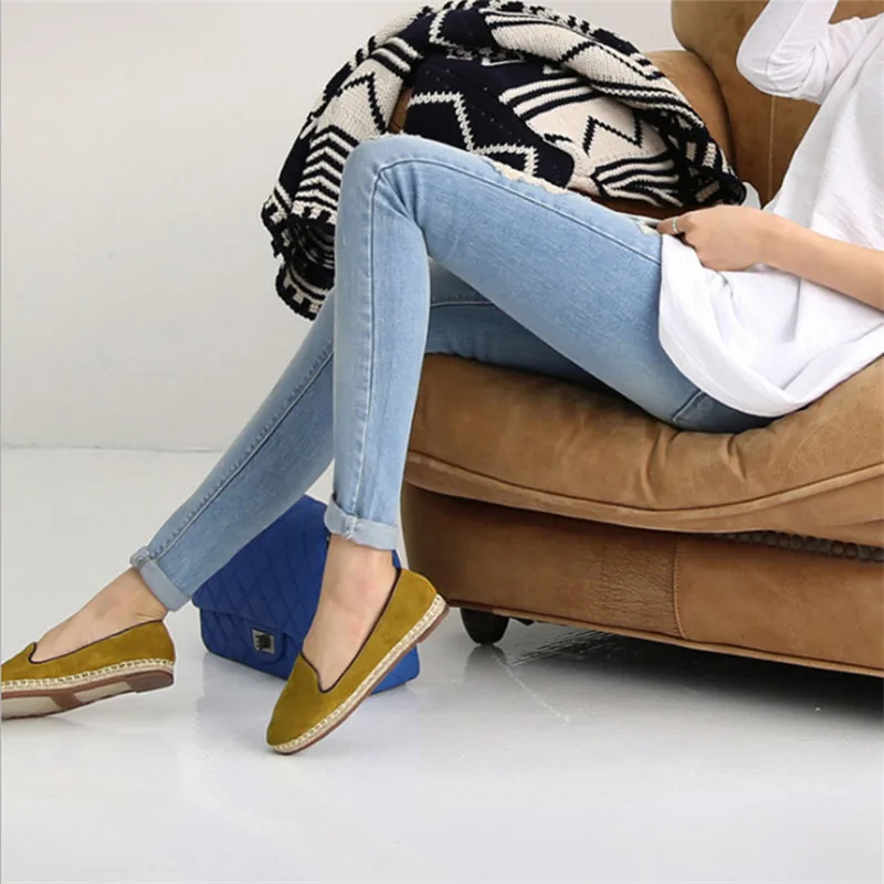 Одежда для беременных женщин джинсы с дырками штаны эластичным поясом