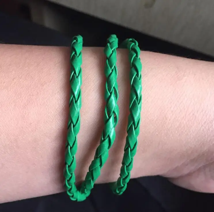 Новый модный многослойный Плетеный Кожаный Браслет SL144 2019 шнур черный мужской