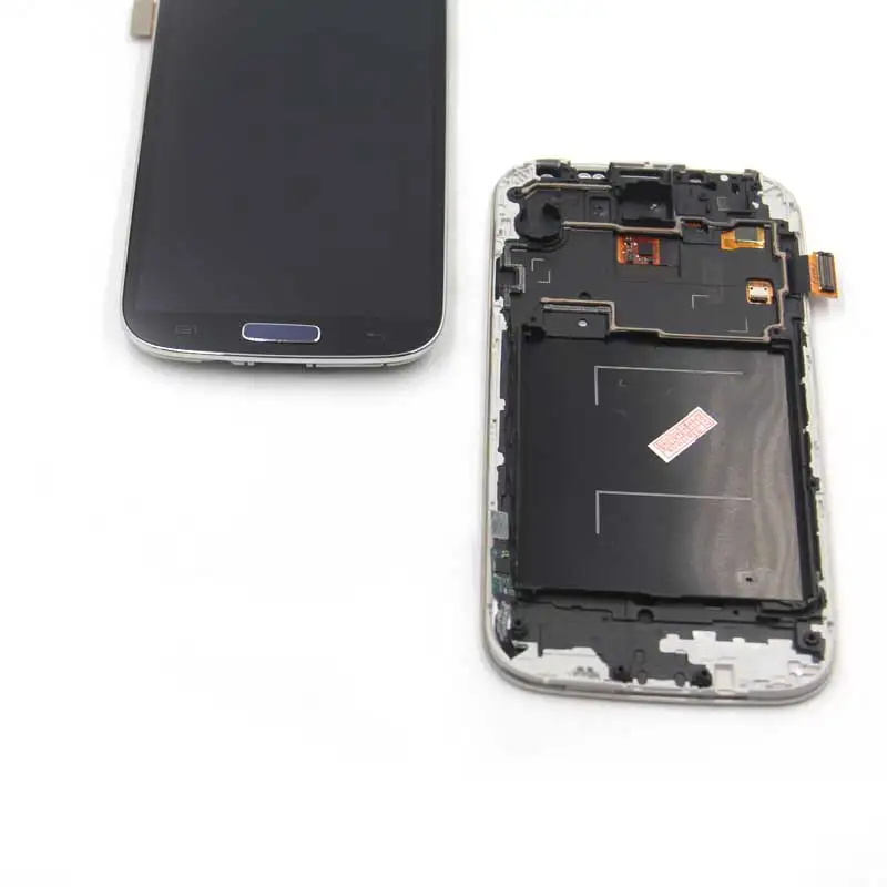 Для Samsung S4 GT-i9505 i9500 i950 ЖК-дисплей сенсорный экран панель дигитайзер + рамка в сборе