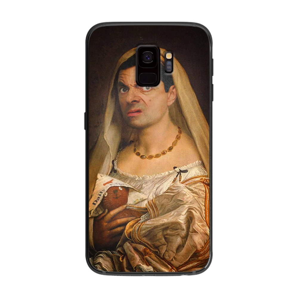 Забавный и милый мягкий чехол для телефона mr Bean Samsung Galaxy S6 S7 S8 S9 S10e Plus Note 8 9 |