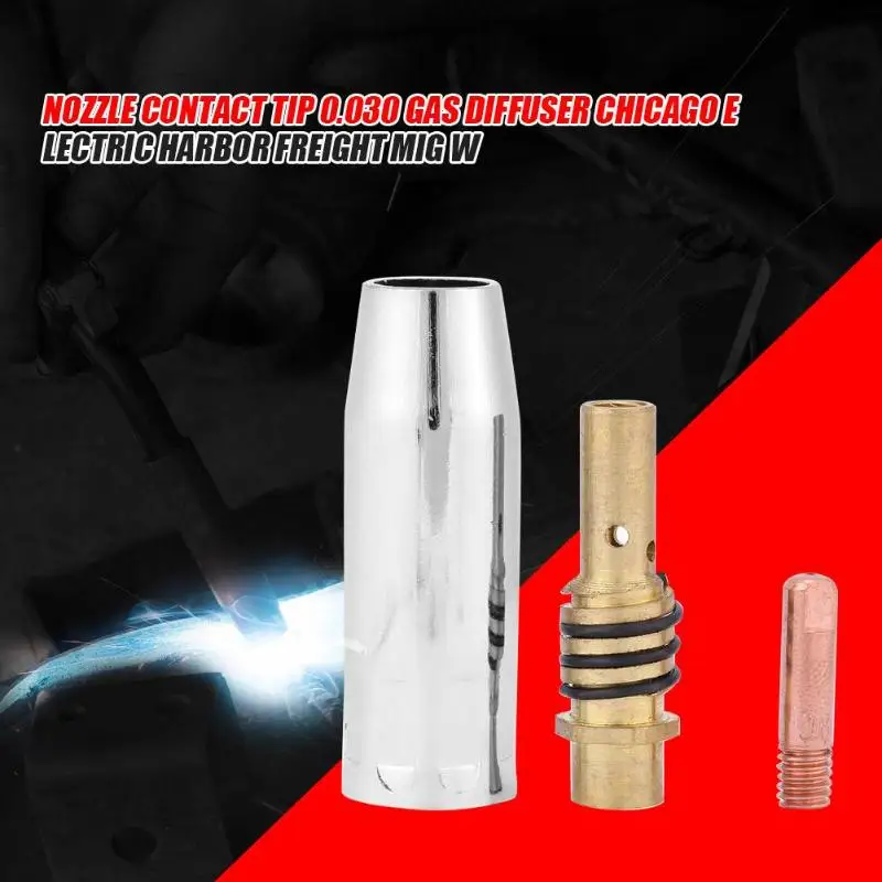 Nozzle Contact Tip 0.030 Gas Diffuser MIG Welder Consumable Welding Tool | Инструменты
