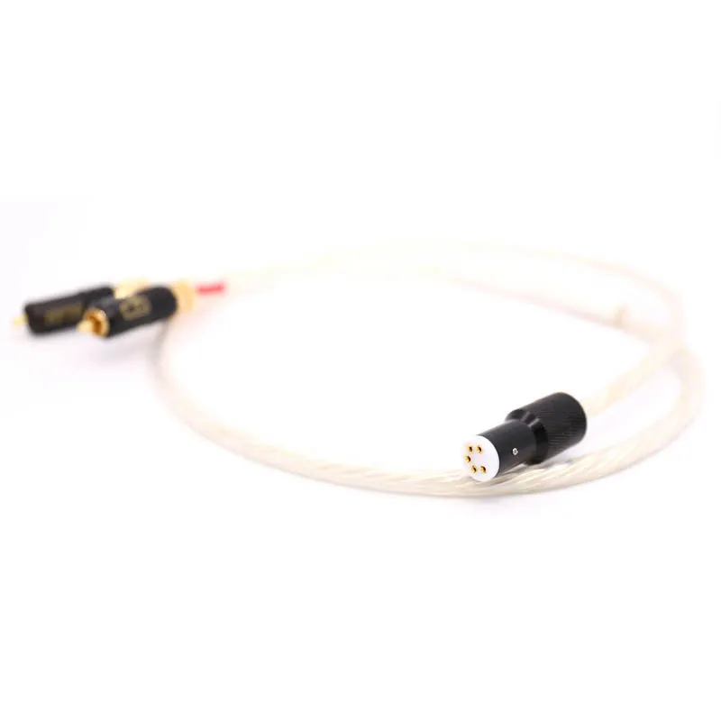 Кабель Tonarm 1 5 м контактный DIN и RCA Phono аналоговый кабель|cable pin|din pindin pin |