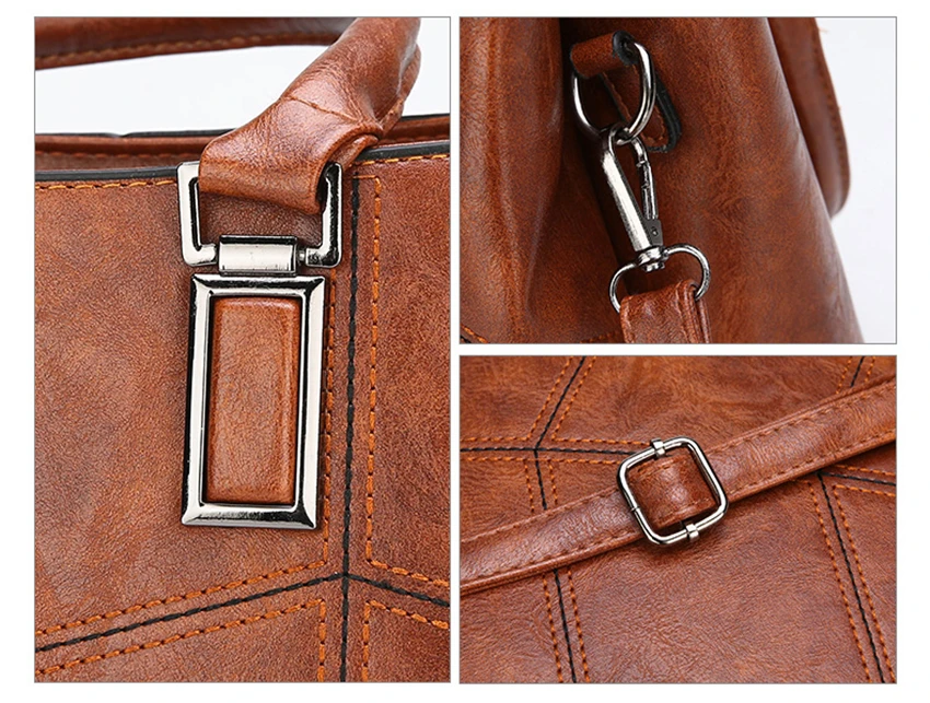 Women Luxury Leather Handbags High Quality Women Bags Designer Ladies Shoulder Bag Woman Big Tote Messenger Bags For Women