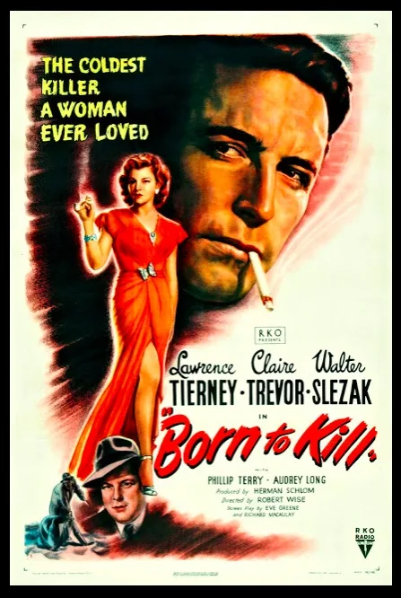 Поцелуй перед погибом классический фильм нуар ретро ВИНТАЖНЫЙ ПЛАКАТ Холст