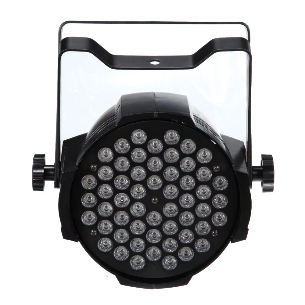 2 шт 54x3 W лампы шарик светодиодный DMX512 PAR RGBW Uplighter вечерние сценический эффект