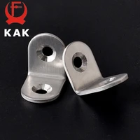 10pcs kak 20x20x16mm practical stainless steel corner brackets joint fastening right angle thickened brackets for furniture home