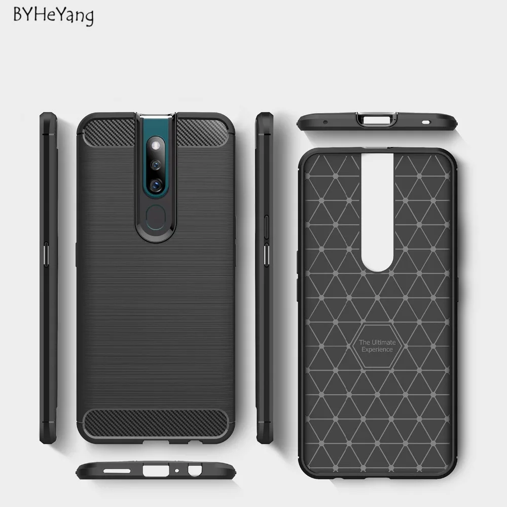 Для OPPO F11 Pro Чехол 6 53 дюймов Мягкий силиконовый чехол TPU Чехлы из углеродного