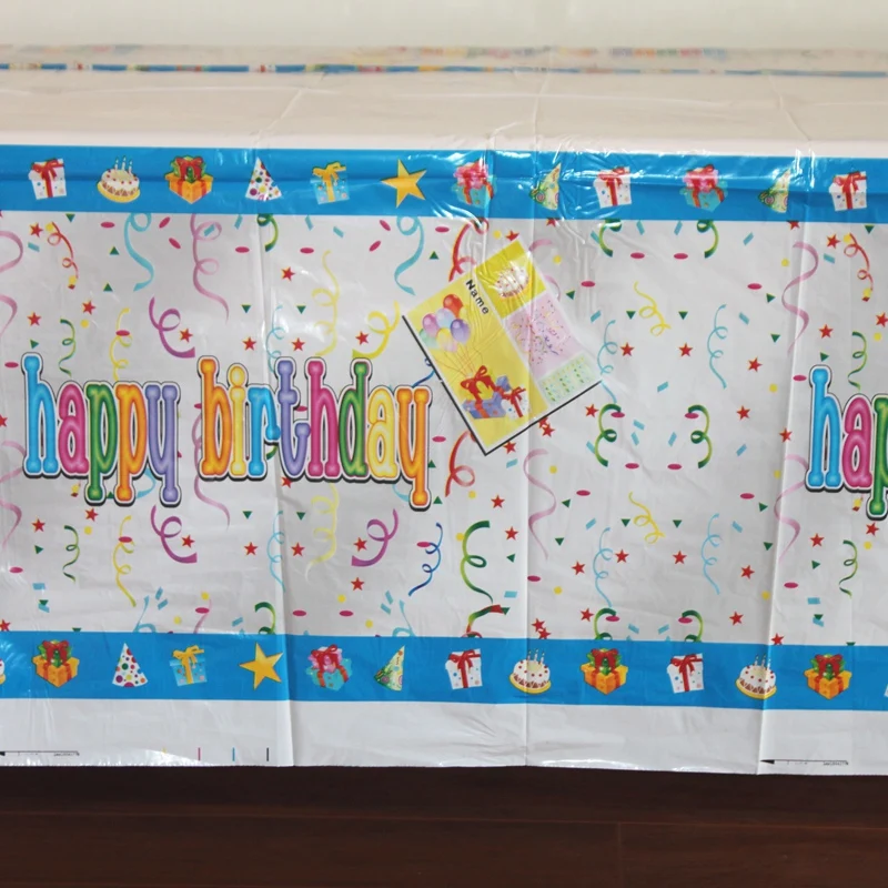 Одноразовая Пластиковая скатерть для стола водонепроницаемая детей