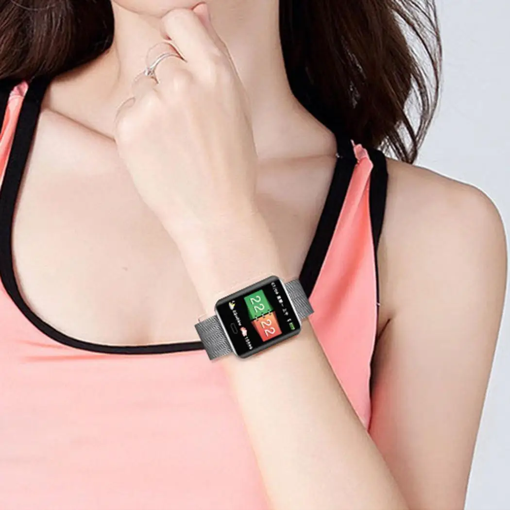 Водонепроницаемый Bluetooth Смарт часы спортивные с сердцем 180 мАч 4 0 ритм монитор IP67 умный серебристый черный