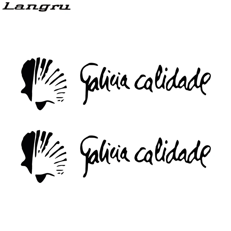 Наклейка Langru 2 X Galicia Calidade Pegatina виниловые графические наклейки автомобильные