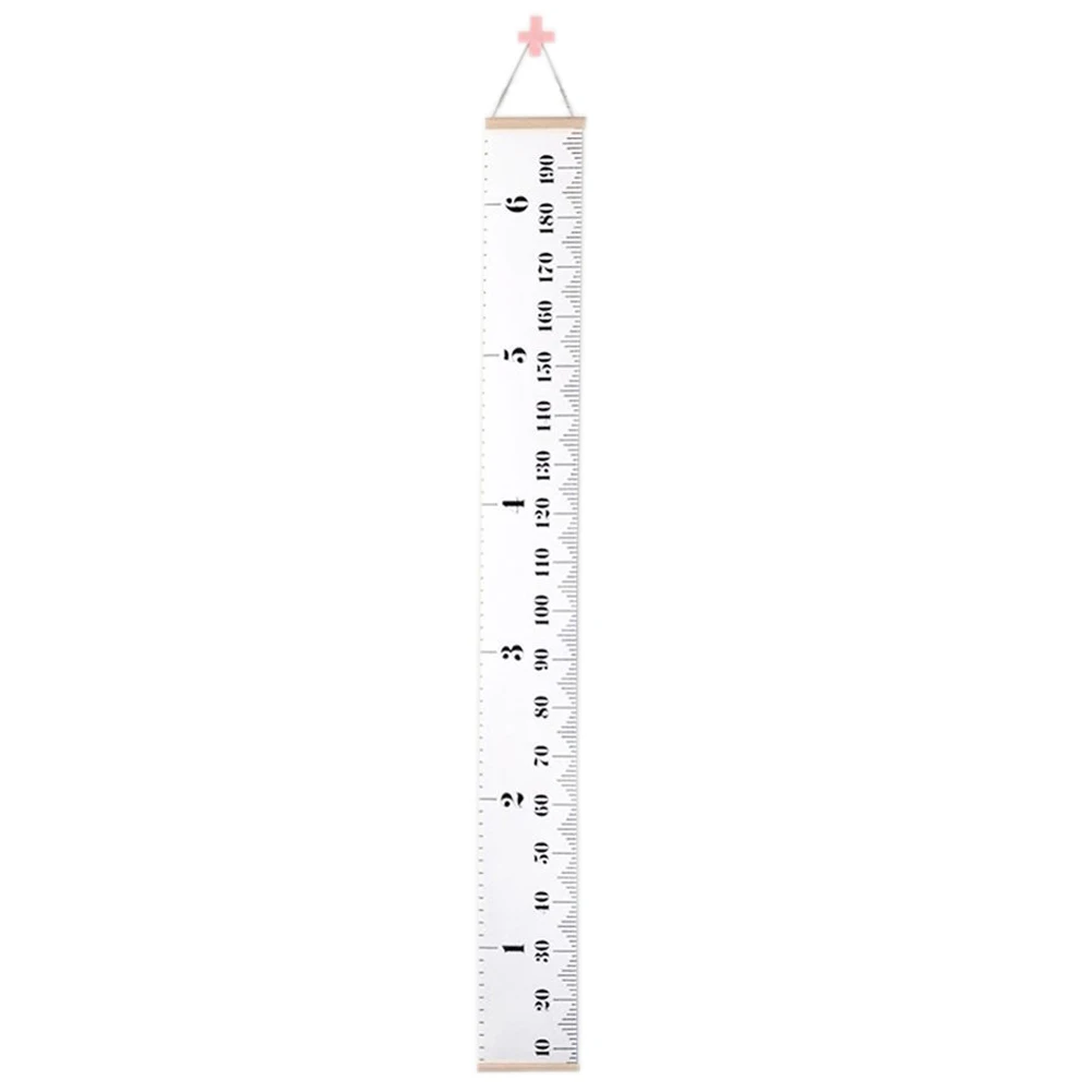 

Hot Baby Growth Chart Handing Ruler Wall Decor for Kids, Canvas Removable Height Growth Chart 79inchx 7.9inch