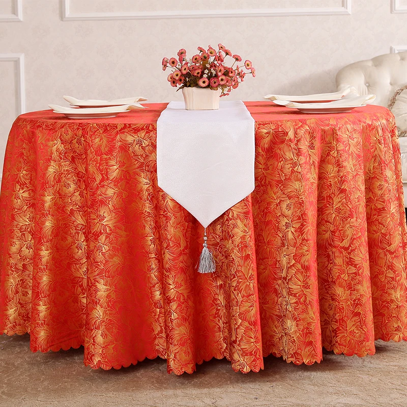 Скатерть европейского стиля ткань садовая красная скатерть Круглый Настольный