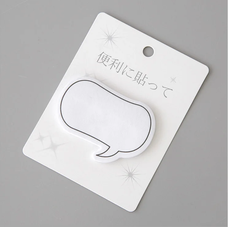 1 Ellen Brook 1 шт. Kawaii Dialog Sticky Notes креативный блокнот Filofax блокноты для заметок офисные школьные принадлежности канцелярские товары - Цвет: 1