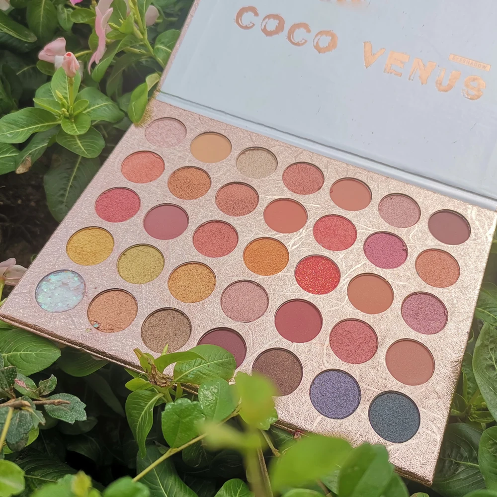 Косметика ICYCHEER Pop 35 цветов COCO VENUS тени для век мерцающий матовый пигментный