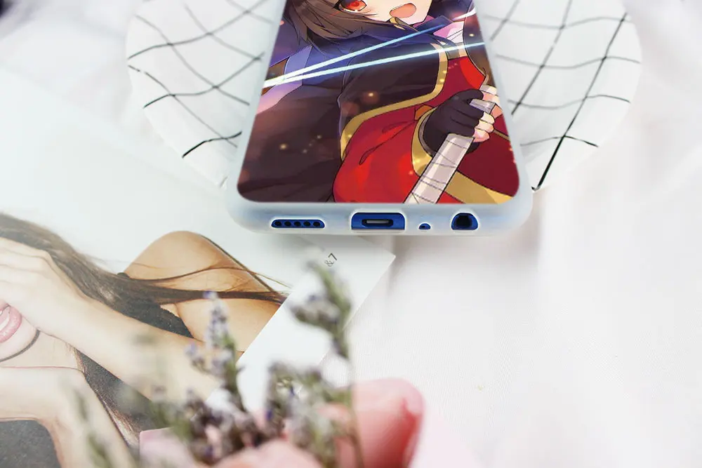 Konosuba Megumin силиконовый чехол для телефона Huawei Honor 9 10 Lite 6X 8X Max 7A 8A 8C 20 Pro 10i PLAY 9x