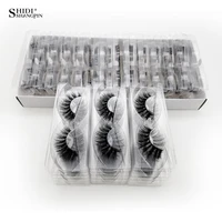 wholesale mink false eyelashes 20304050100 pairs private logo fake lashes natural long make up lash extension cilios in bulk