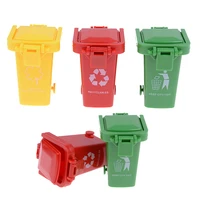 3pcspack creative 112 miniature education dollhouse accessories mini garbage trash can decor gift toys and hobbies