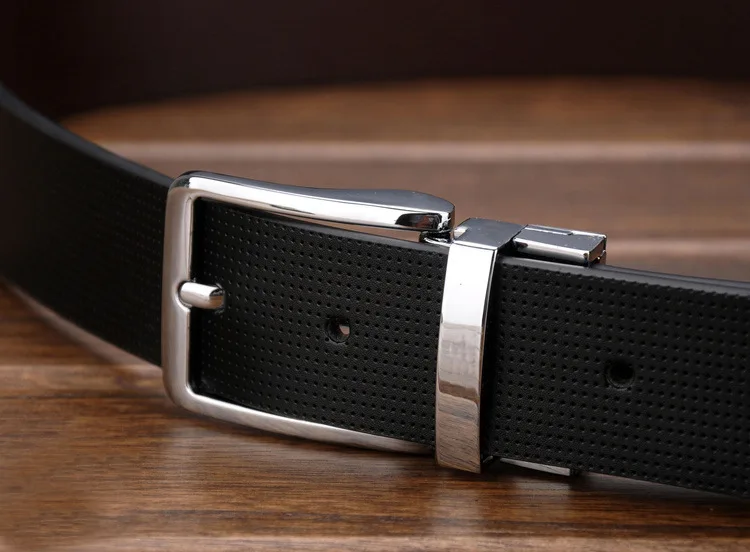 Дешевый двухсторонний мужской ремень 2 шт./лот модный дизайн пряжка с вращающейся