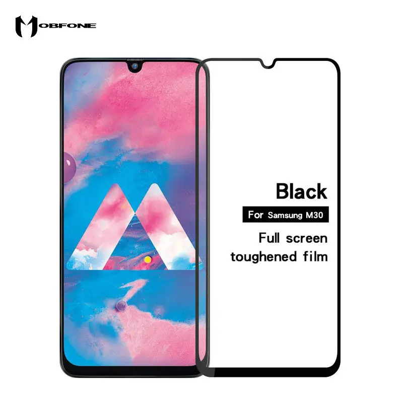 Screen Protector For Samsung Galaxy M10 M20 M30 Mobfone Full Coverage Anti-Burst Tempered Glass Protectors Film | Мобильные телефоны
