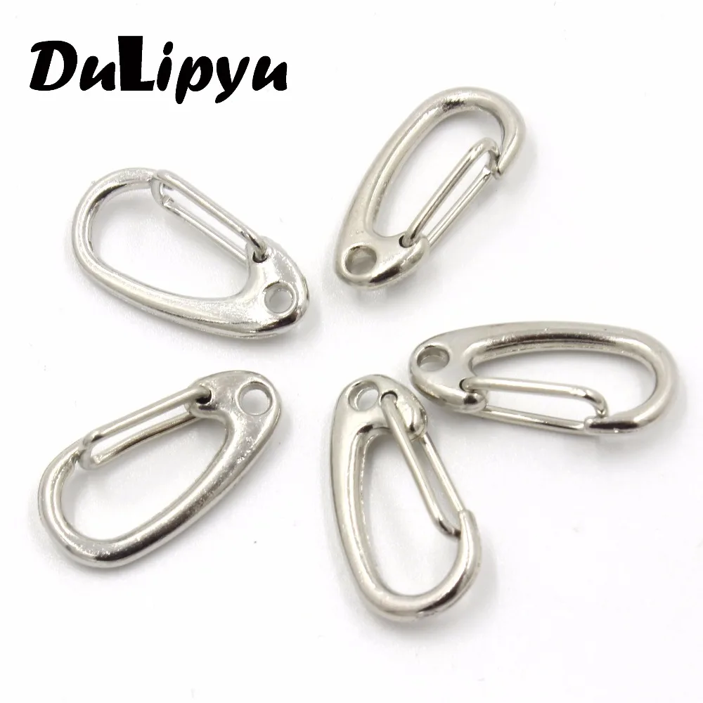 10 шт./лот яйцевидной формы Весна Карабин Клипы Быстрый переход карабин Лобстер