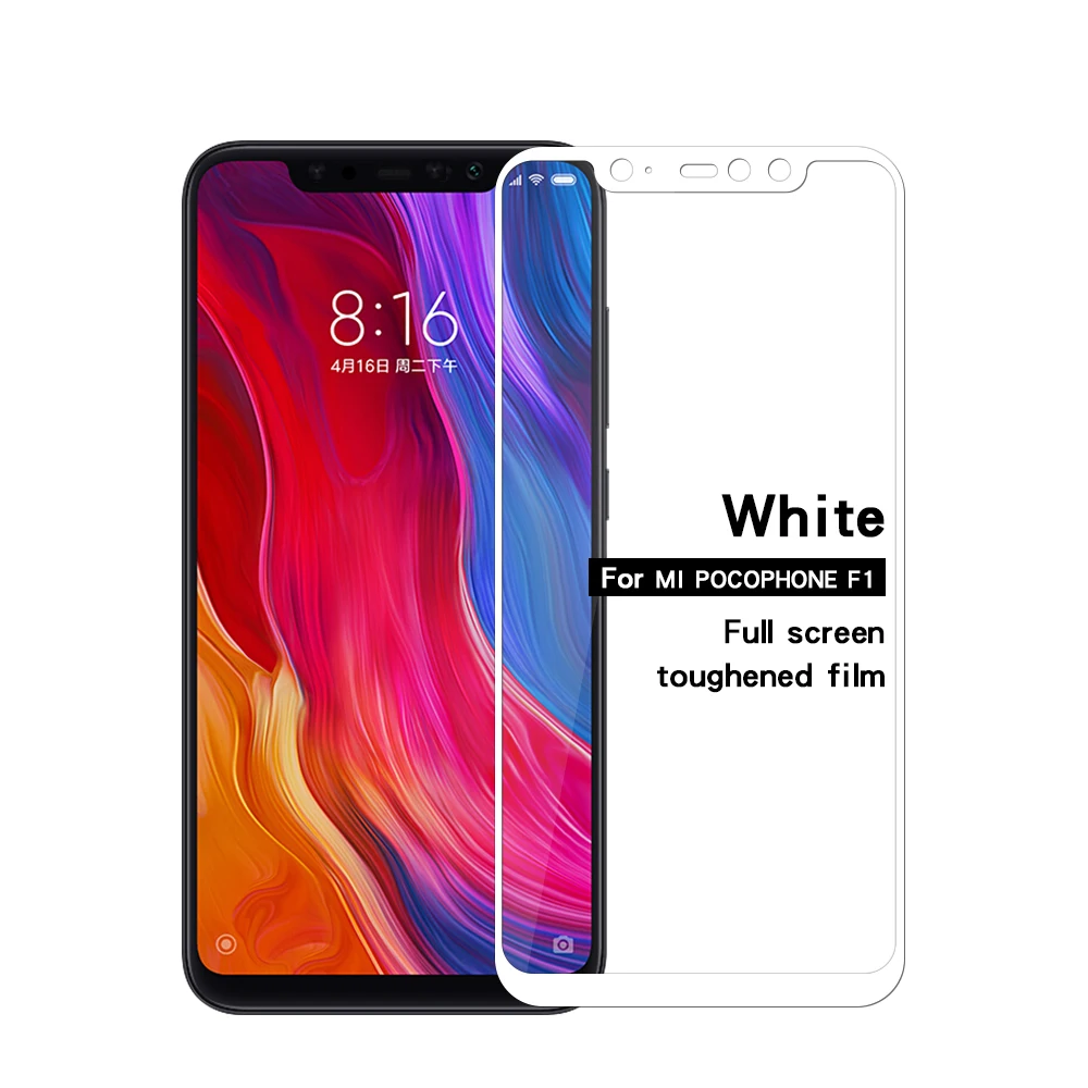 MOFI for Xiaomi Pocophone F1 Glass 2.5D 9H Full Size Tempered Screen Protector / Poco in India | Мобильные телефоны и