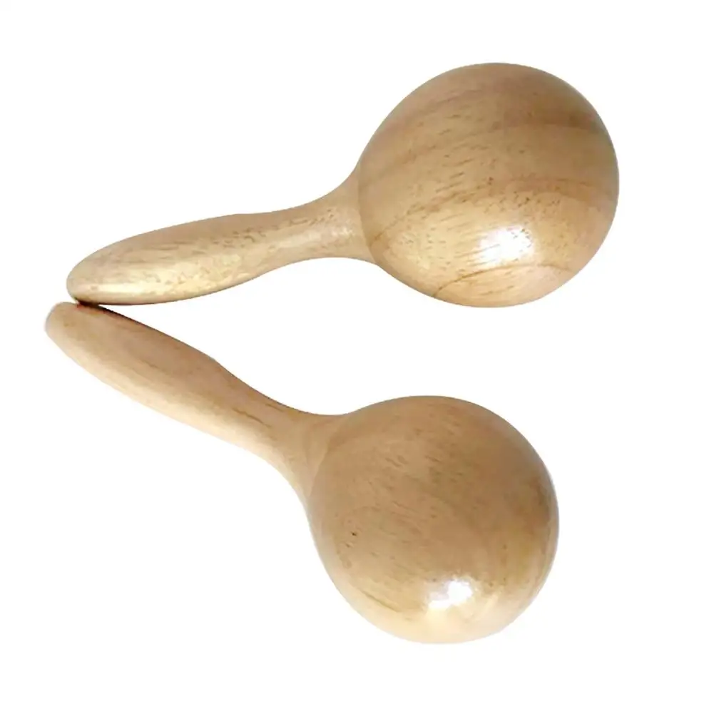 1 шт. деревянный Orff музыкальный ударный инструмент детский maraca Погремушка инструмент игрушки Интеллект развивающие игрушки подарок для малышей