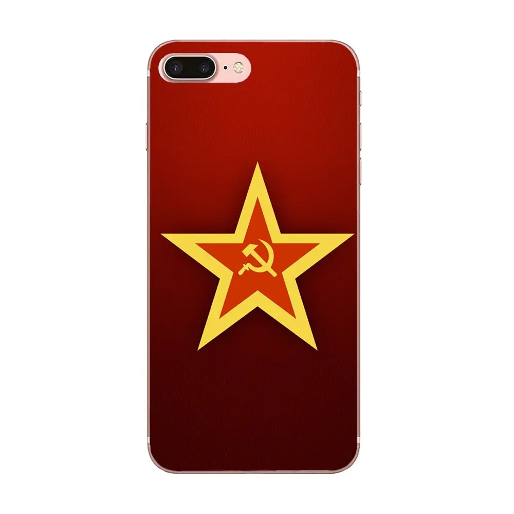 as picture Для huawei Honor 4C 5A 5C 5X6 6A 6X7 7A 7C 7X8 8C 8S 9 10 10i 20 20i Lite рro мягкий чехол из ТПУ с изображением СССР эмблема Флаг - Цвет: as picture