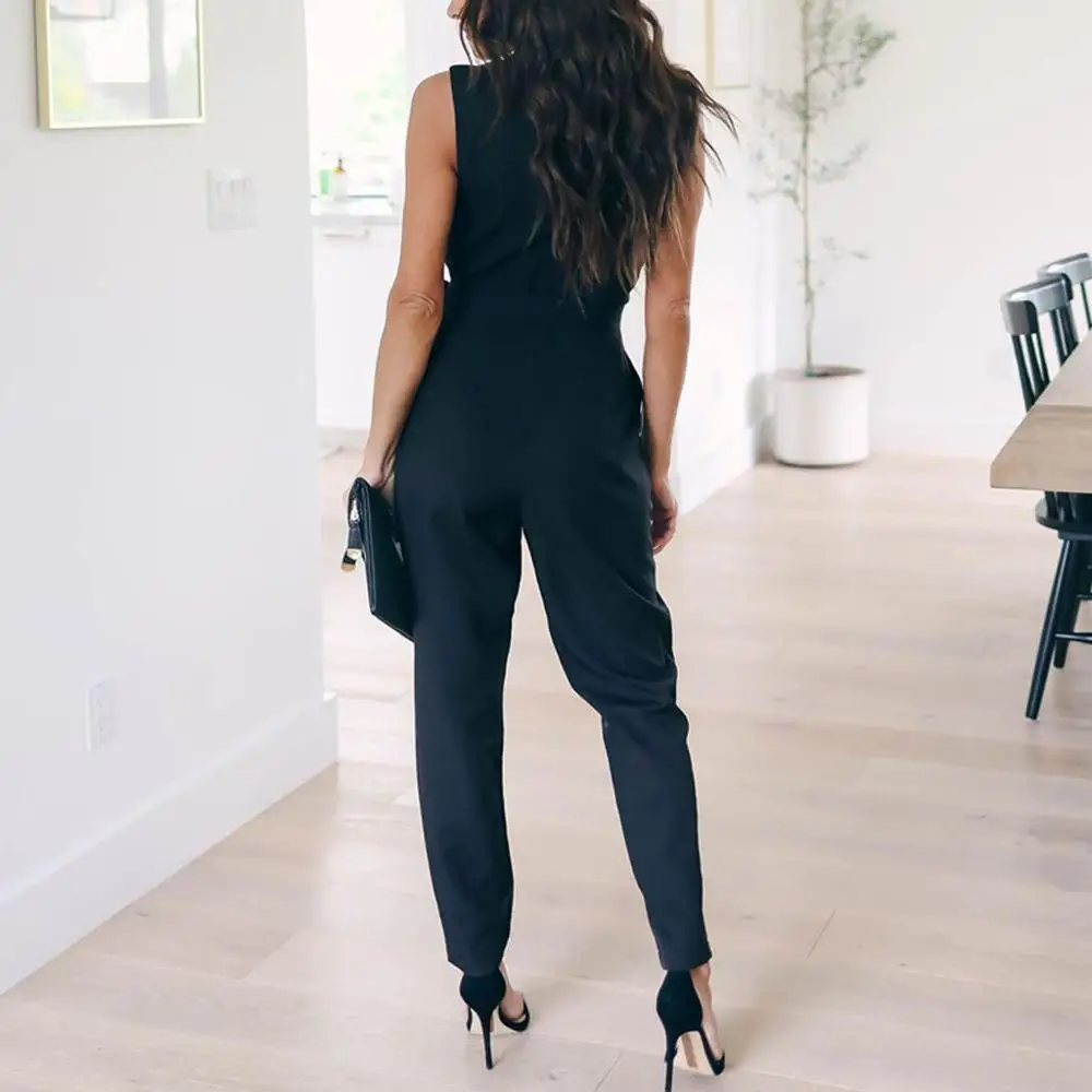 Женский кружевной комбинезон с карманами и v-образным вырезом Детский костюм без