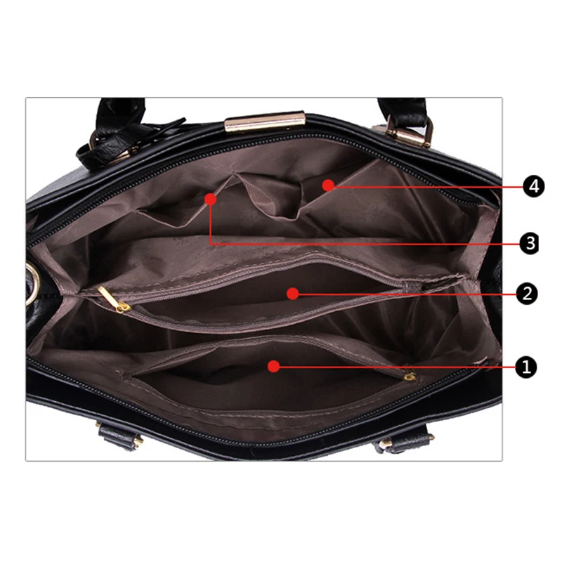 

2017 fashion black Top-Handle Bags female tote bags for women purses and handbags women leather handbags women shoulder bag