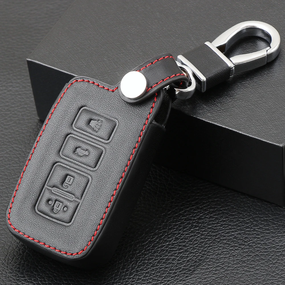 Кожаный чехол для ключей Toyota RAV4 Camry corolla Land Cruiser Highlander Prius Auris Avalon Yaris Verso Tacoma