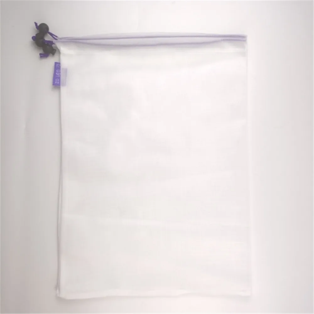 1PC Larger 1/3 шт многоразовые для бакалейный продуктов сумка для покупок Регулируемая нейлоновая нить мешок для хранения фруктов овощей сетки производят сумки для покупок - Цвет: 1PC Larger