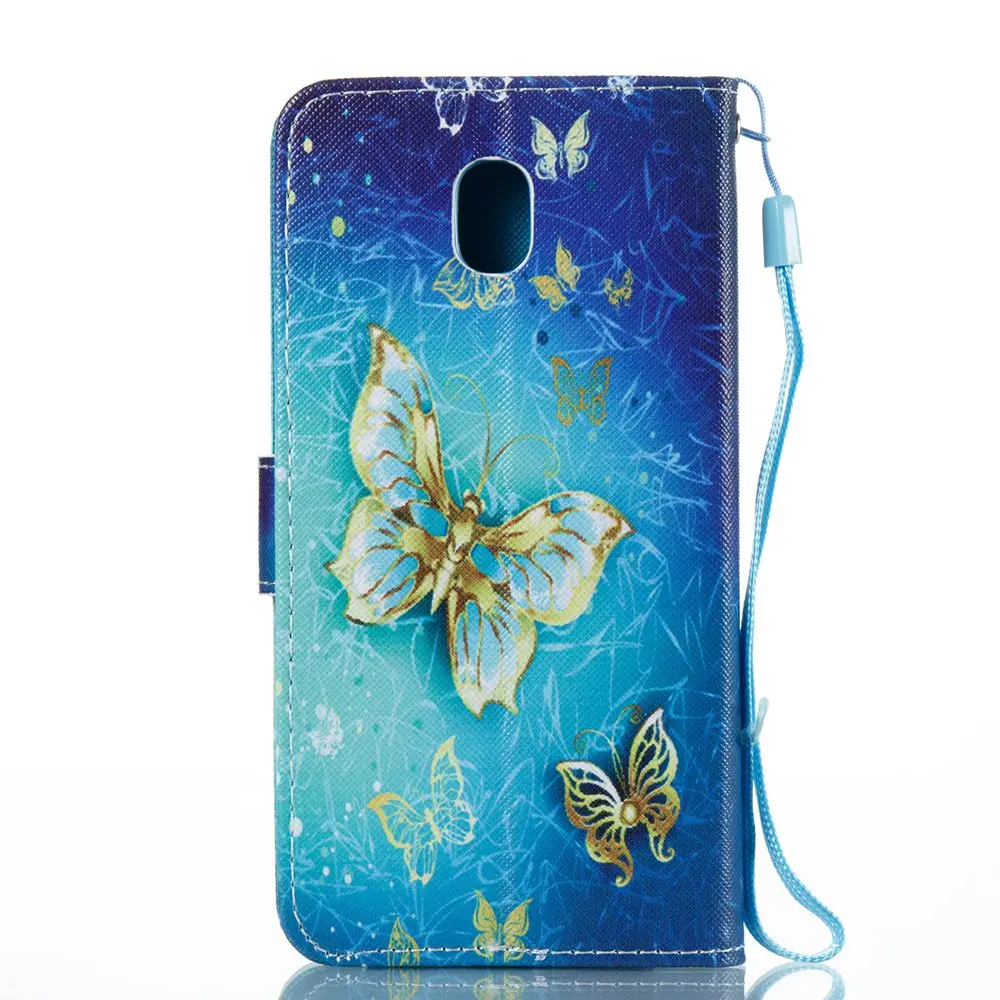 Wallet Magnet Closure Cases for Samsung Galaxy J5 2017 Leather Case Funda 5.2 Cover EU Version | Мобильные телефоны и