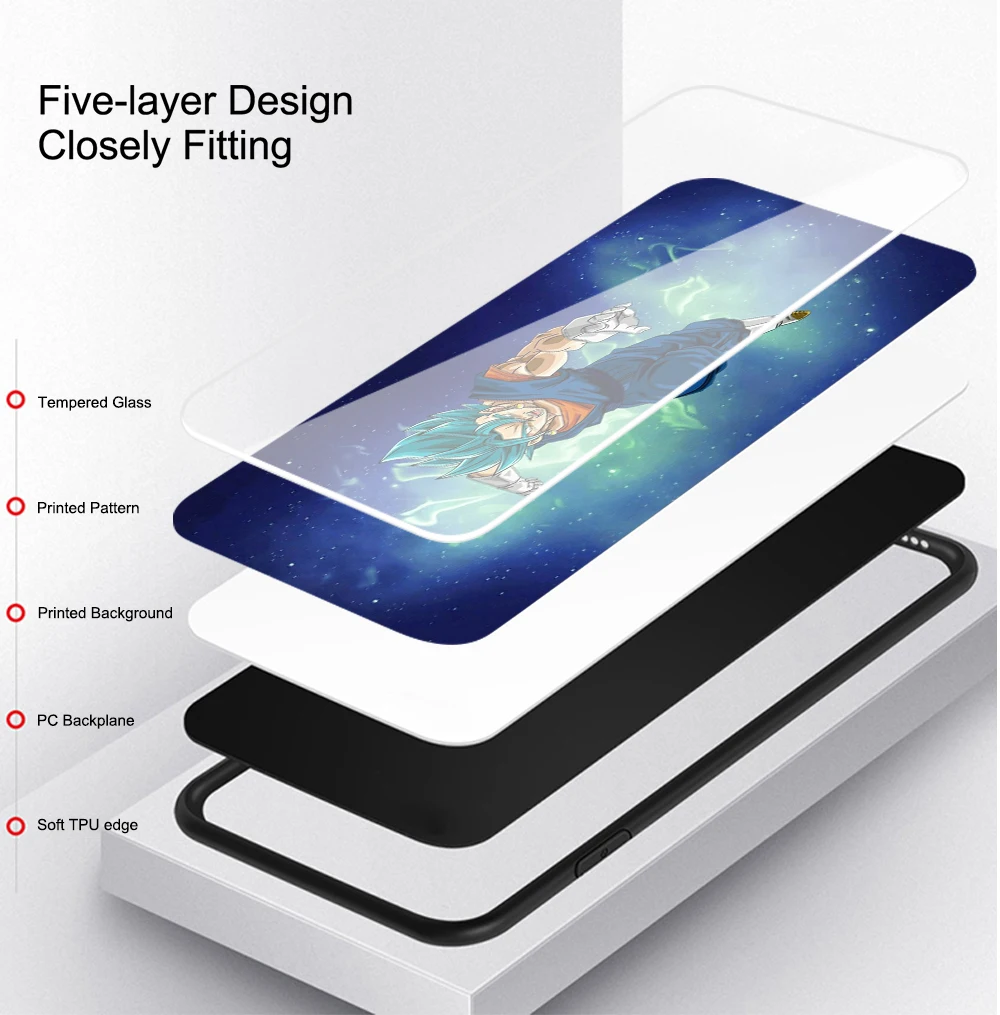Чехол Finder для iphone XS чехол Dragon Ball Супер Saiyan чехол из закаленного стекла для iphone 6 6S 7 8 plus X XR XS MAX 11 pro max