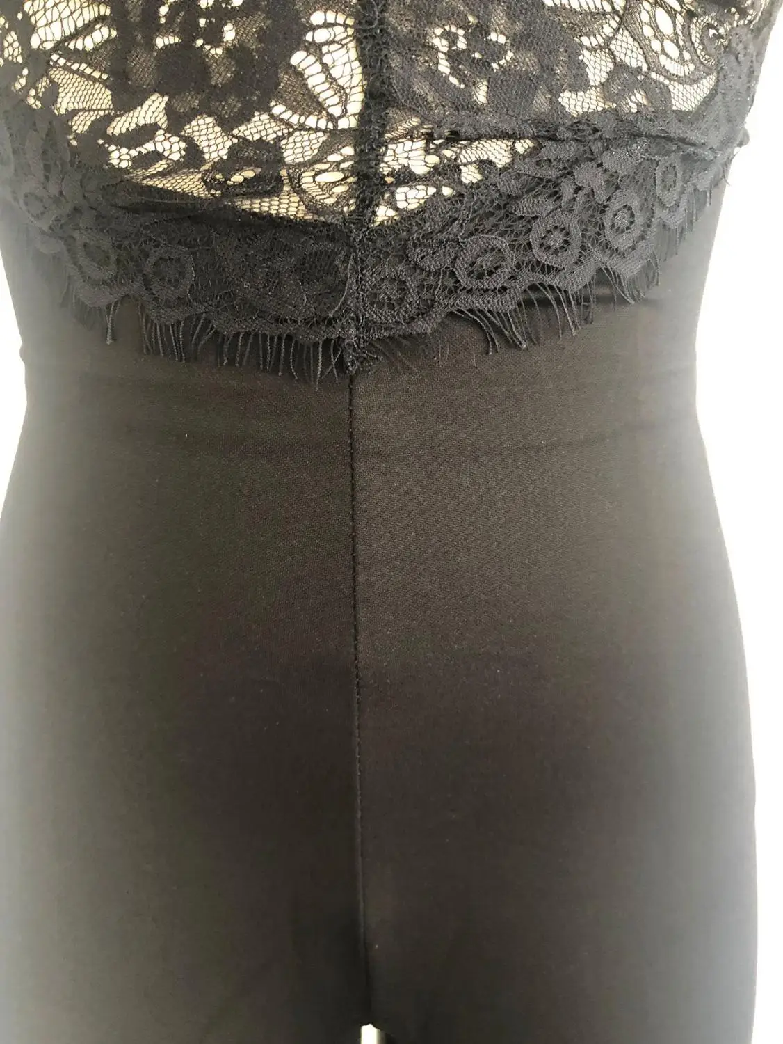 

Sexy Night Party Club Spaghetti Strap Bandage Lace Jumpsuit Women Casual Hollow Out Backless Streetwear Rompers Female Overalls