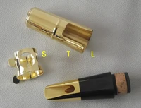 advanced gold plated metal bb clarinet mouthpiece ligature and cap12